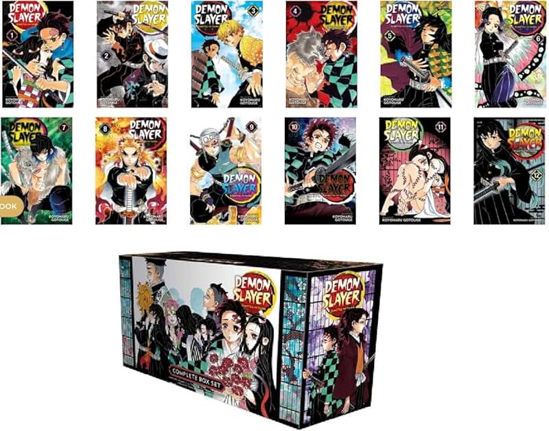 Complete Damon Slay Manga Toy Reading Set Volumes 1-23