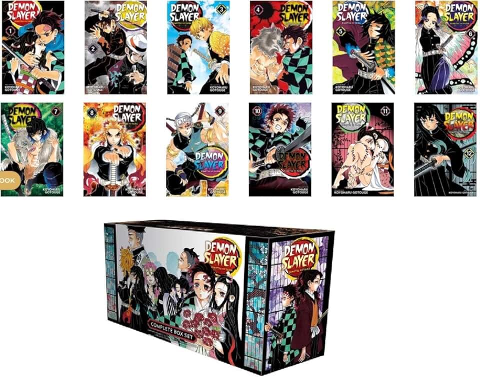 Complete Damon Slay Manga Toy Reading Set Volumes 1-23