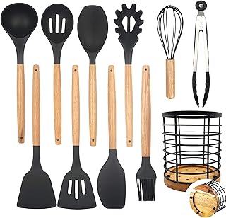 12-Piece Kitchen Utensils Set with Storage Holder