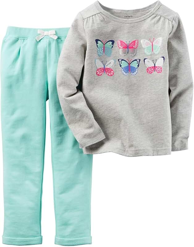 Baby girls' two-piece playwear set