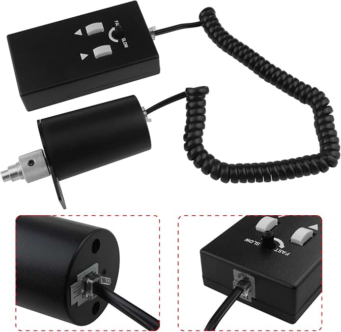 Electronic telescope focuser for easy sharp focus
