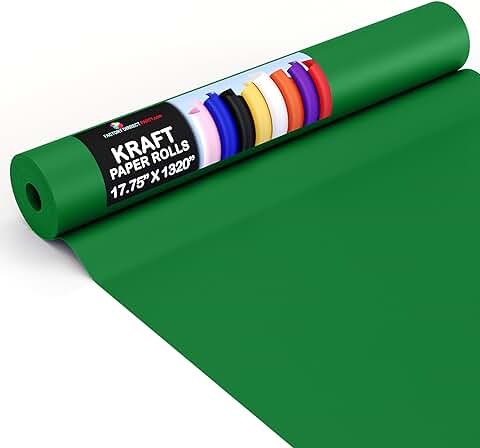 Emerald Green Kraft Paper Roll for Shipping and Packing