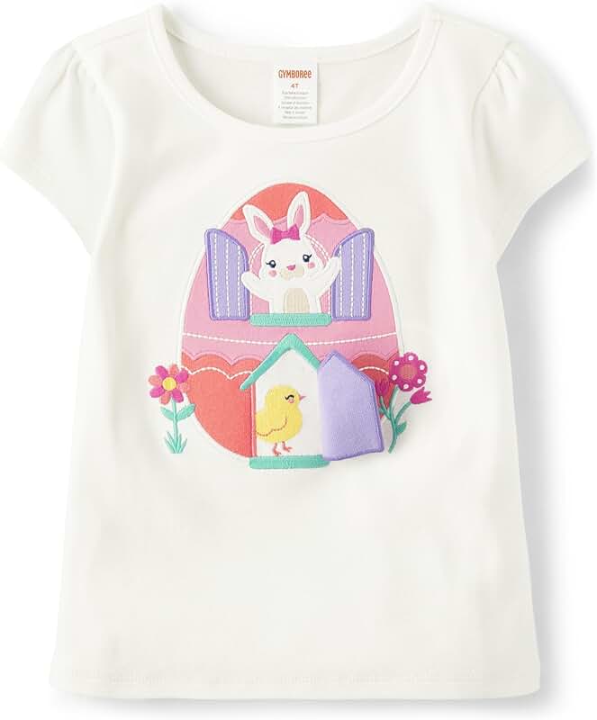 Baby Boys' Holiday Embroidered Short Sleeve T-Shirt