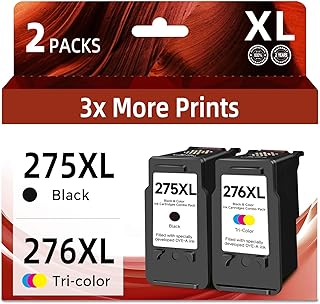 275XL and 276XL Ink Cartridges for Pixma Printers (2-Pack)