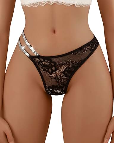Women's Glitter Lace Breathable Underwear