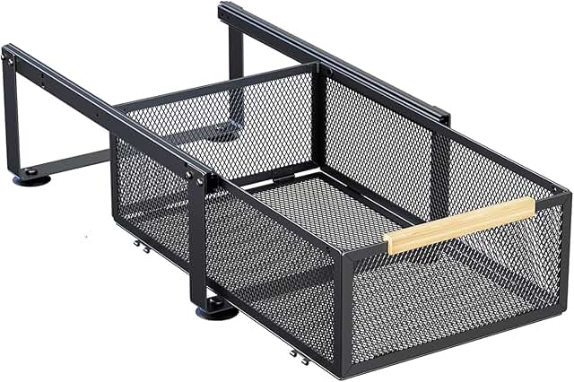 Pull Out Spice Rack Organizer with Slide Out Drawer