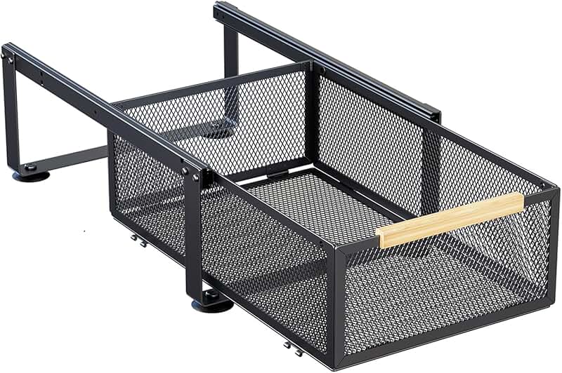 Pull Out Spice Rack Organizer with Slide Out Drawer