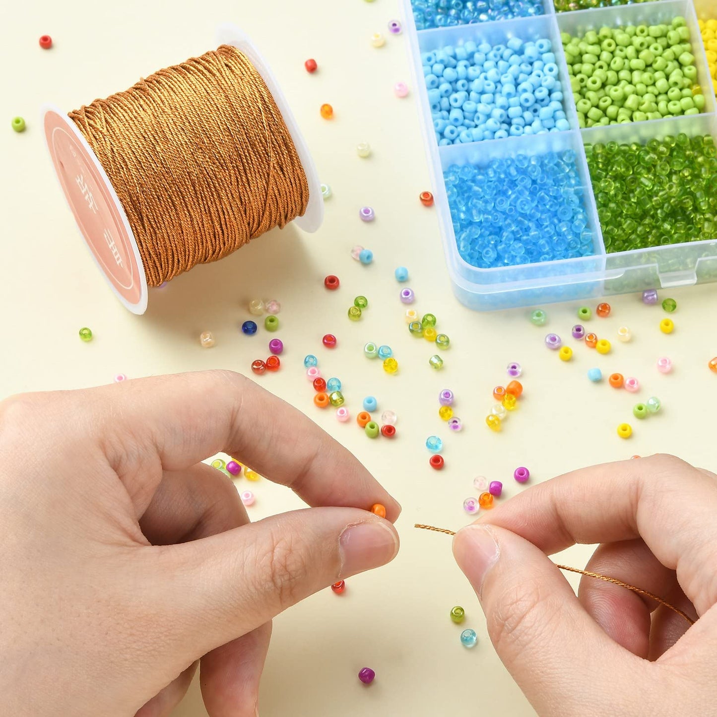 27 Yards Metallic Jewelry Thread for Beading and Crafting