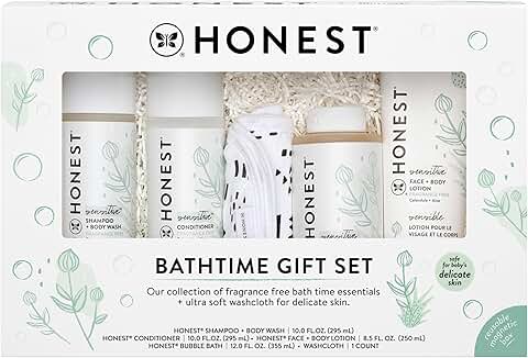 Fragrance-Free Bathtime Gift Set for Sensitive Skin