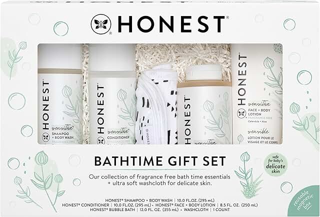 Fragrance-Free Bathtime Gift Set for Sensitive Skin