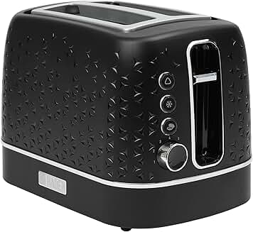 2-Slice Wide Slot Stainless Steel Toaster with Adjustable Browning