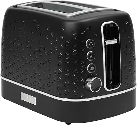 2-Slice Wide Slot Stainless Steel Toaster with Adjustable Browning