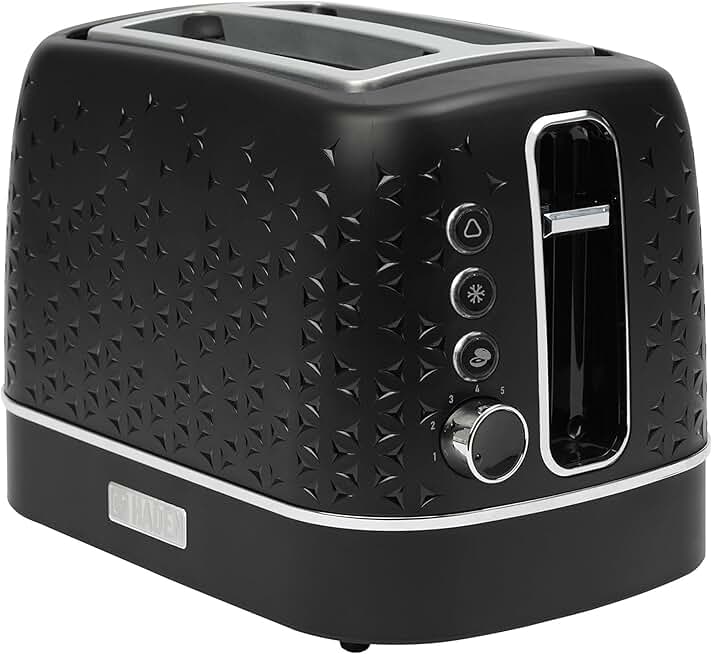 2-Slice Wide Slot Stainless Steel Toaster with Adjustable Browning