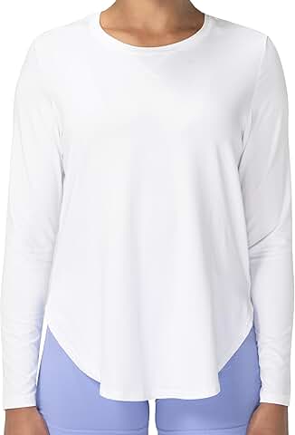 Women's UPF 50+ Long Sleeve Rash Guard for Sun Protection