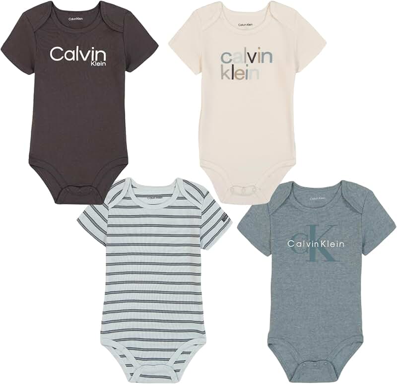 Baby Boys' 4-Pack Bodysuits