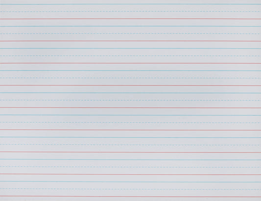 Multi-Sensory Raised Ruled Paper, 100 Sheets