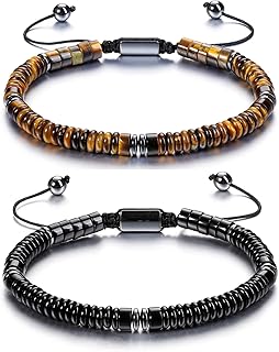 Healing Crystal Beaded Bracelet for Men and Women