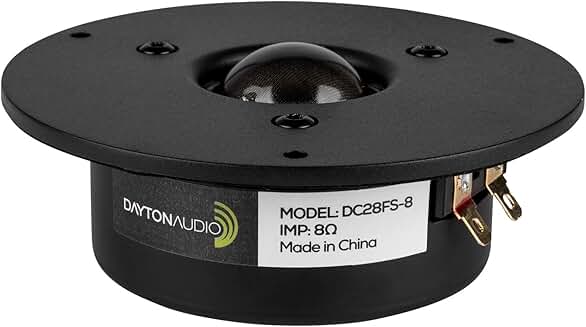 Silk Dome Shielded Tweeter, 1-1/8"