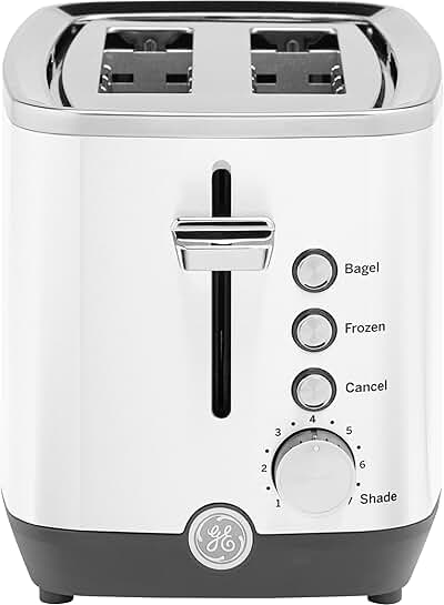 2-Slice Toaster with Wide Slots and Adjustable Shade