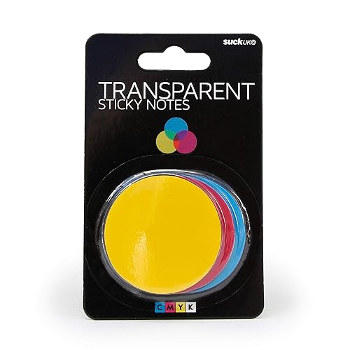Colorful Transparent Sticky Notes for Reminders
