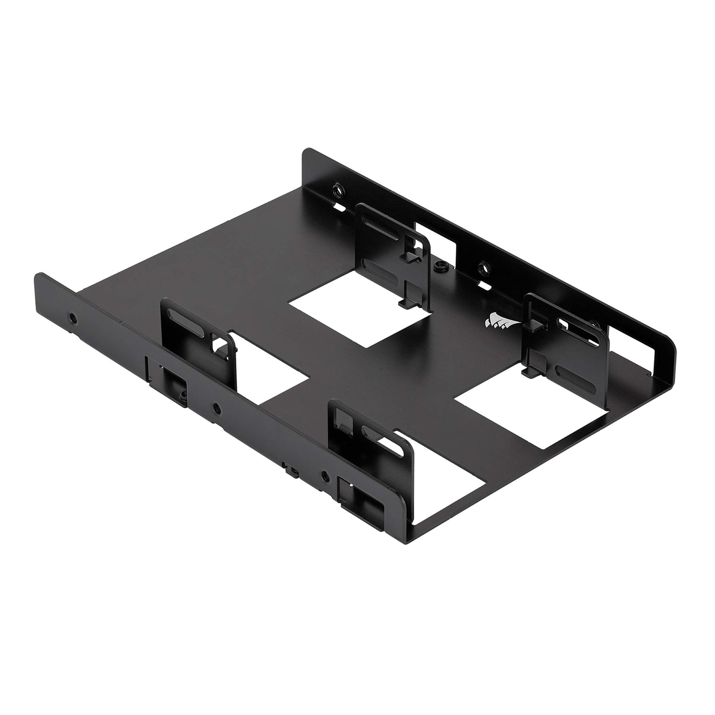 Dual SSD Mounting Bracket (3.5 Internal Drive Bay to 2.5", Easy Installation) Black