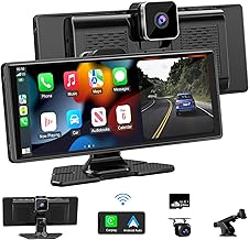 10.26" HD IPS Wireless Car Stereo with Dash Cam and GPS