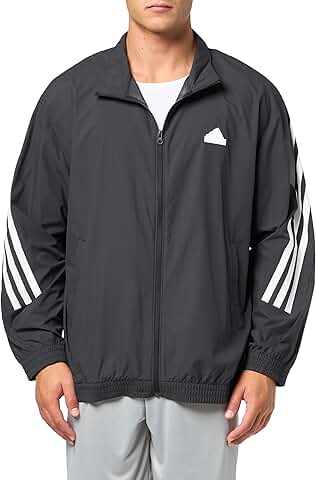 Men's Woven Track Top with 3 Stripes