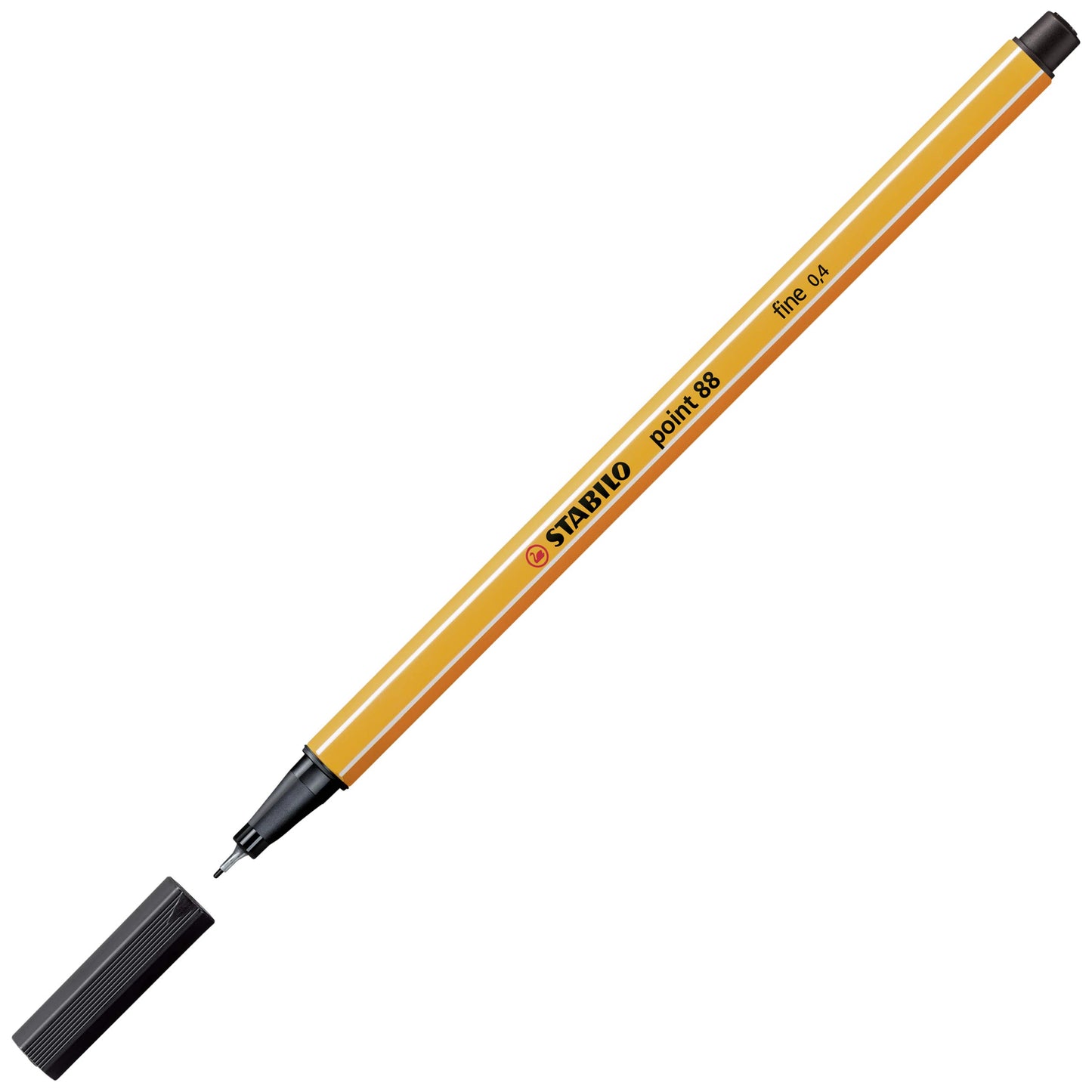 Pack of 3 black fineliner pens