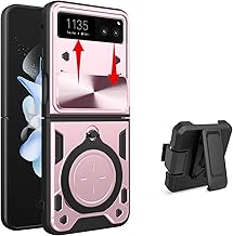 Rose Gold Military Grade Case with Belt Clip and Kickstand for Razr 2023