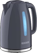 1.7L Cordless Electric Kettle with Water Window and Auto Shutoff