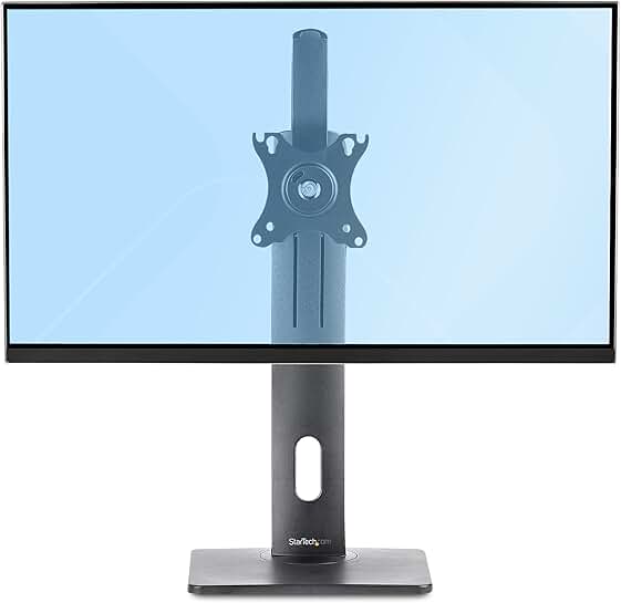 Height Adjustable Single Monitor Stand for 32" Displays