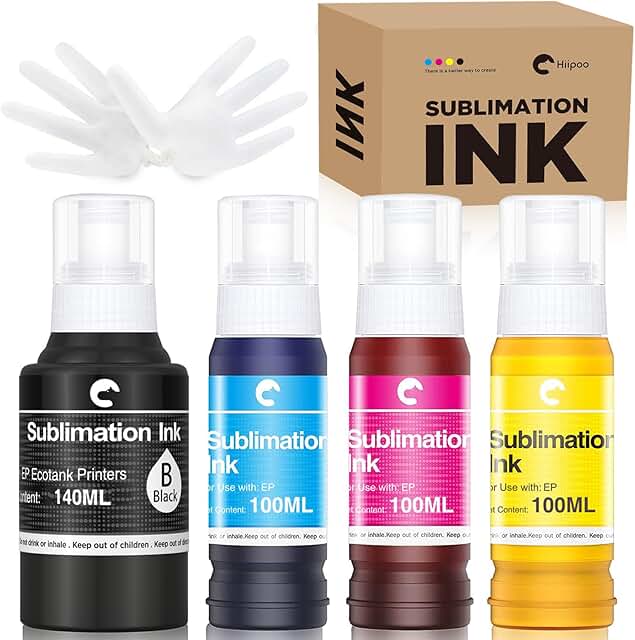440ML Sublimation Ink Refill Bottles for Inkjet Printers