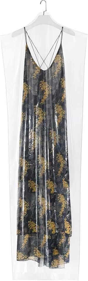 60 Extra Long Clear Garment Bags for Clothes