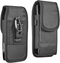 Nylon Cell Phone Pouch with Belt Clip for Samsung and iPhone