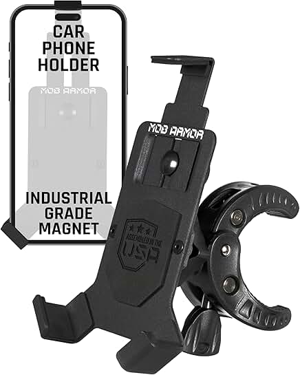 Universal 360° Phone Mount Clamp for Vehicles