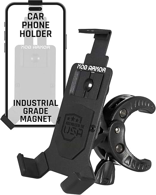 Universal 360° Phone Mount Clamp for Vehicles