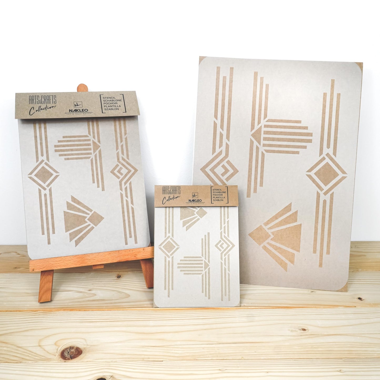 Reusable Plastic Deco Frames Set for Painting, Scrapbooking, Decoupage
