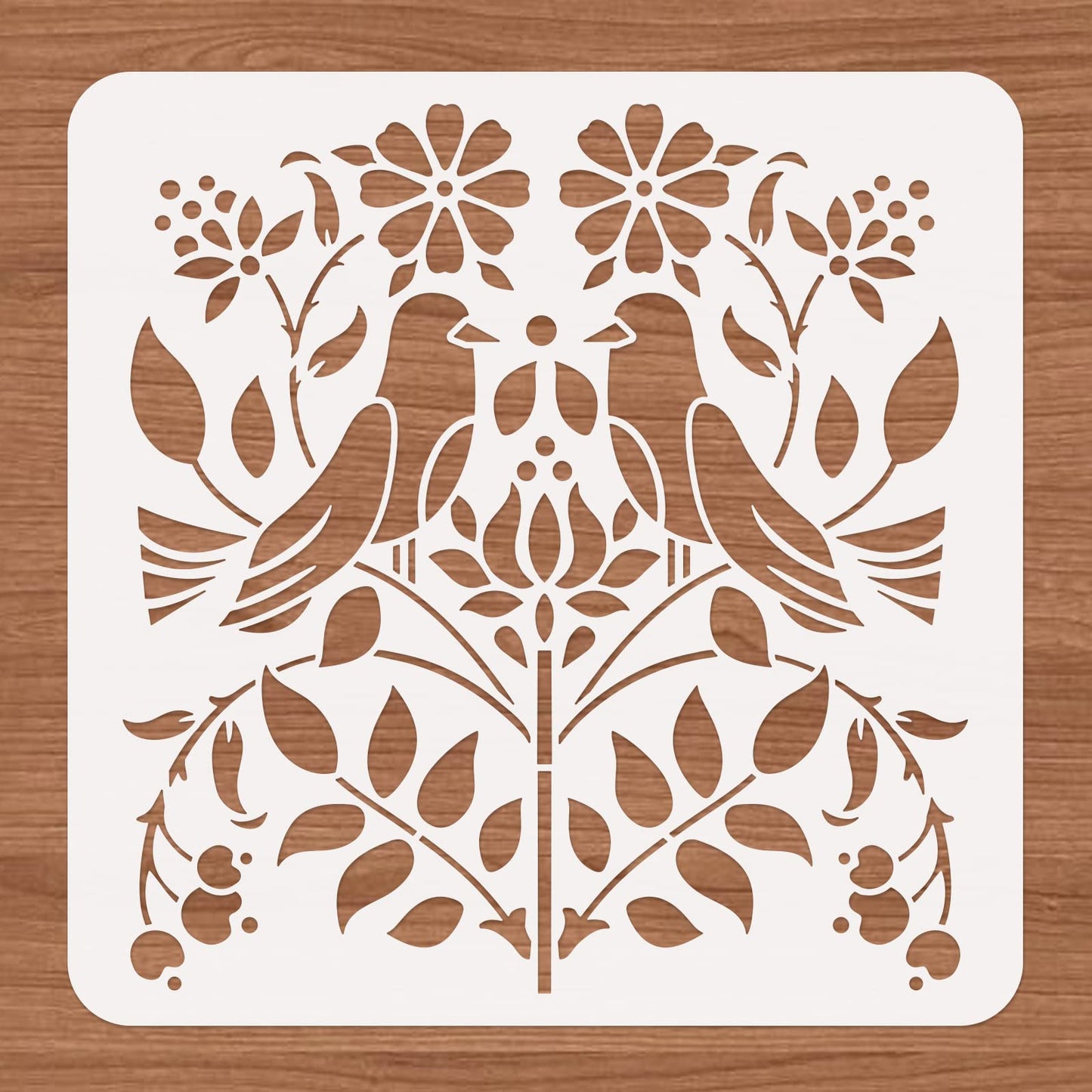 Hungarian Folk 12x12 Inch Template for Scrapbook and Decor