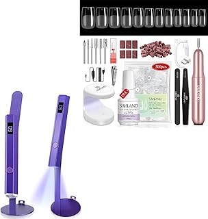 Gel Nail Kit with 500 Tips and UV Light