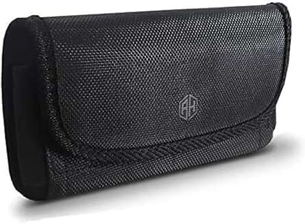Military Grade Nylon Cell Phone Pouch with Belt Clip