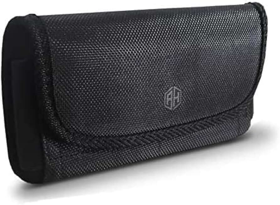 Military Grade Nylon Cell Phone Pouch with Belt Clip