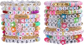 Rainbow friendship bracelets for women