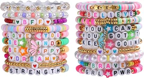 Rainbow friendship bracelets for women