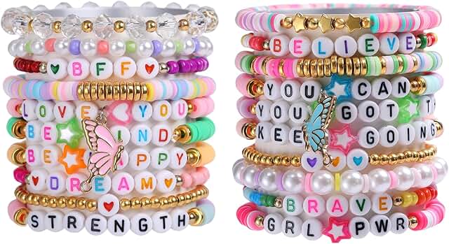 Rainbow friendship bracelets for women