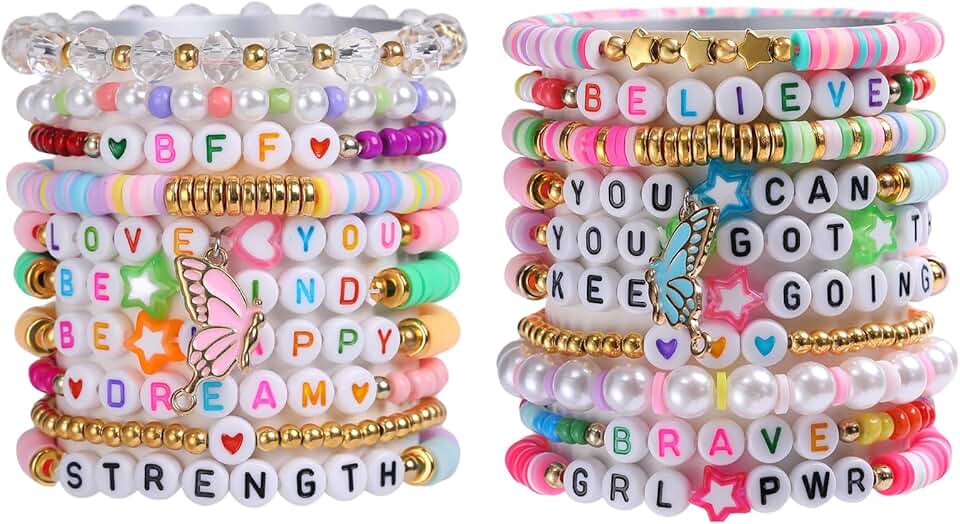 Rainbow friendship bracelets for women
