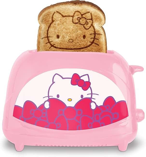 Hello Kitty Two-Slice Toaster for Toasting