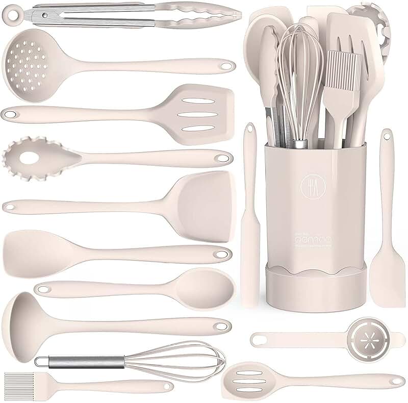 12-Piece Silicone and Wood Cooking Utensil Set