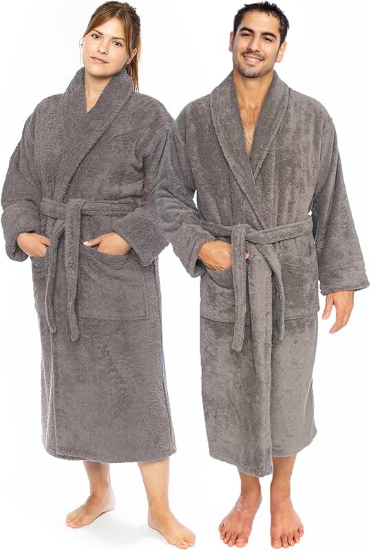 Soft Turkish Cotton Unisex Bath Robe