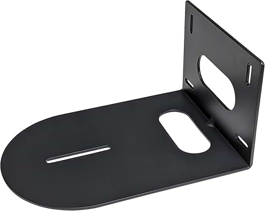 Small black wall mount for PTZ cameras