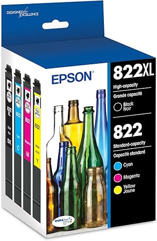 High Capacity Black and Color Ink Cartridge Pack